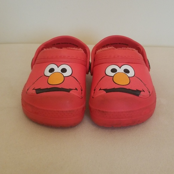 elmo crocs size 8